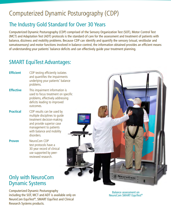 NeuroCom SMART EquiTest CDP - 9366