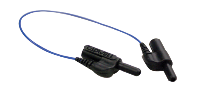 Cadwell® Reference Jumper, Blue 15cm/6in ultra-flexible lead wire, 1.5mm (0.06 in)