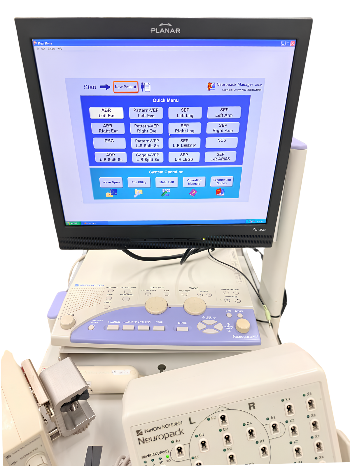Nihon Kohden Neuropack M1 MEB-9200 EMG/NCS/EP System